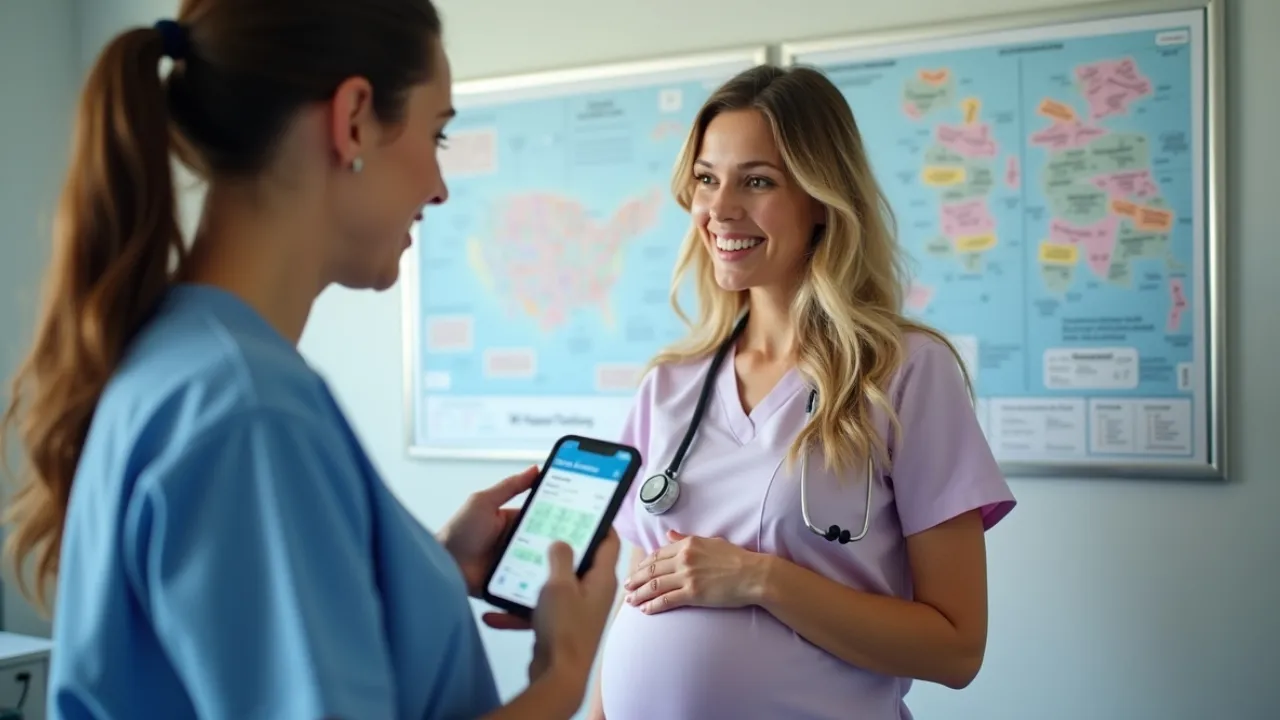 أدوات رقمية تدعم الحوامل: دمج أداة الحمل مع نصائح طبية