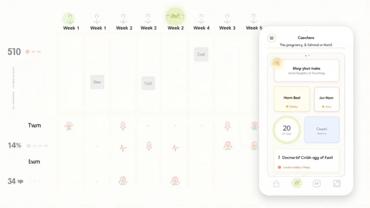 التقويم الأسبوعي للحمل: دليلك مع أداة الحساب المتقدمة